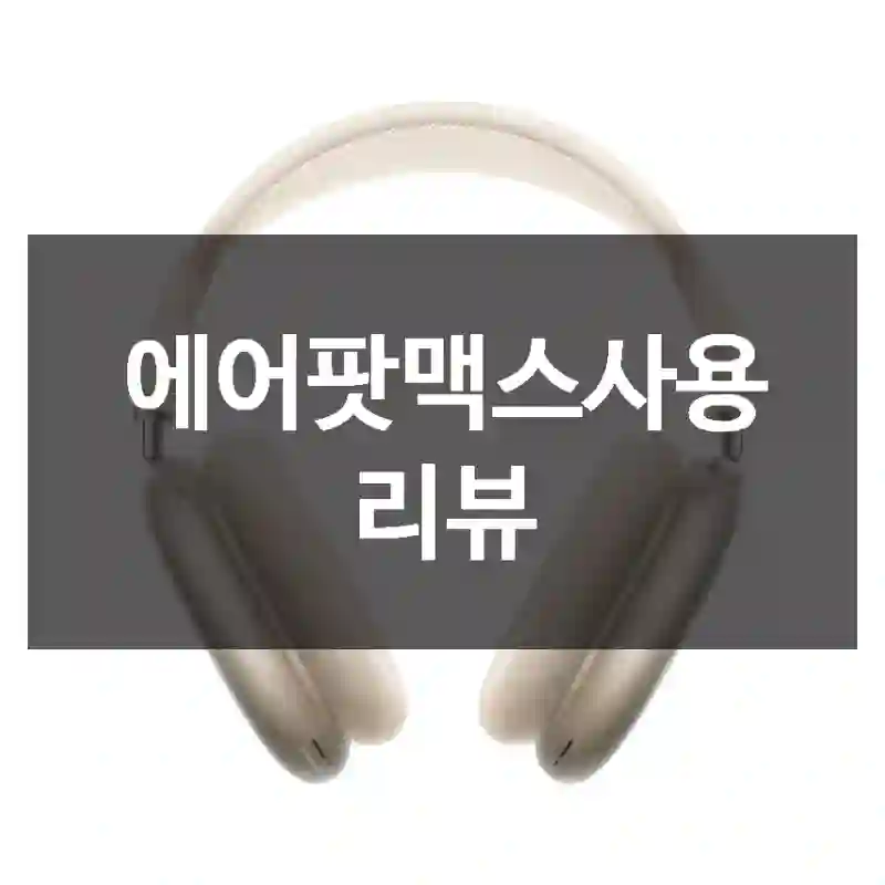 에어팟맥스사용 리뷰