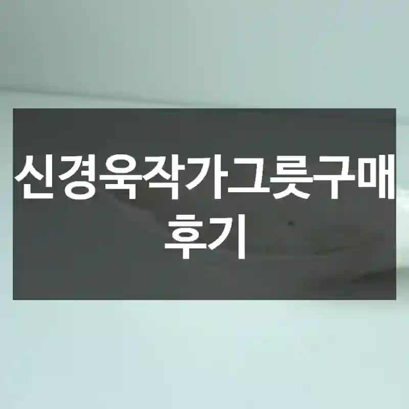 신경욱작가그릇구매 후기