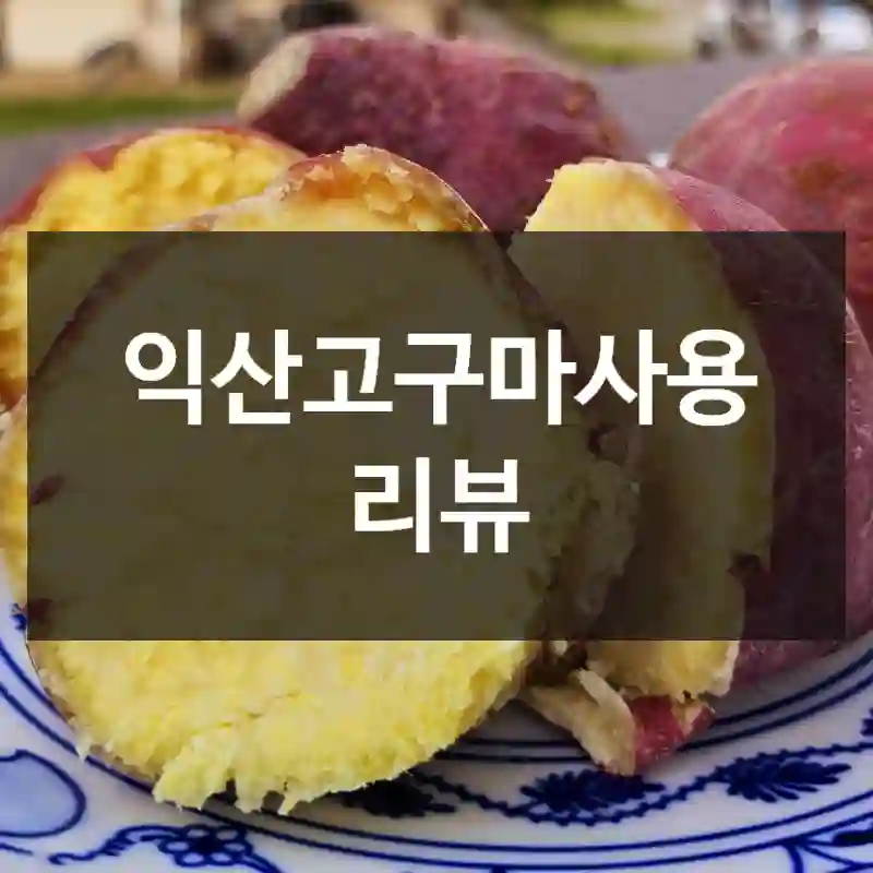 익산고구마사용 리뷰