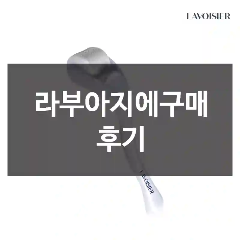 라부아지에구매 후기