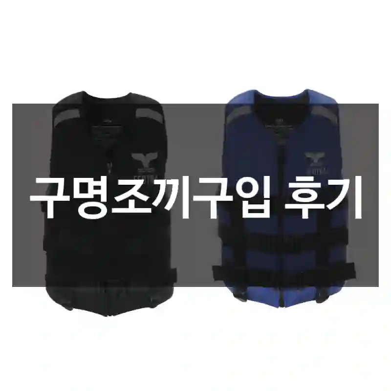 구명조끼구입 후기