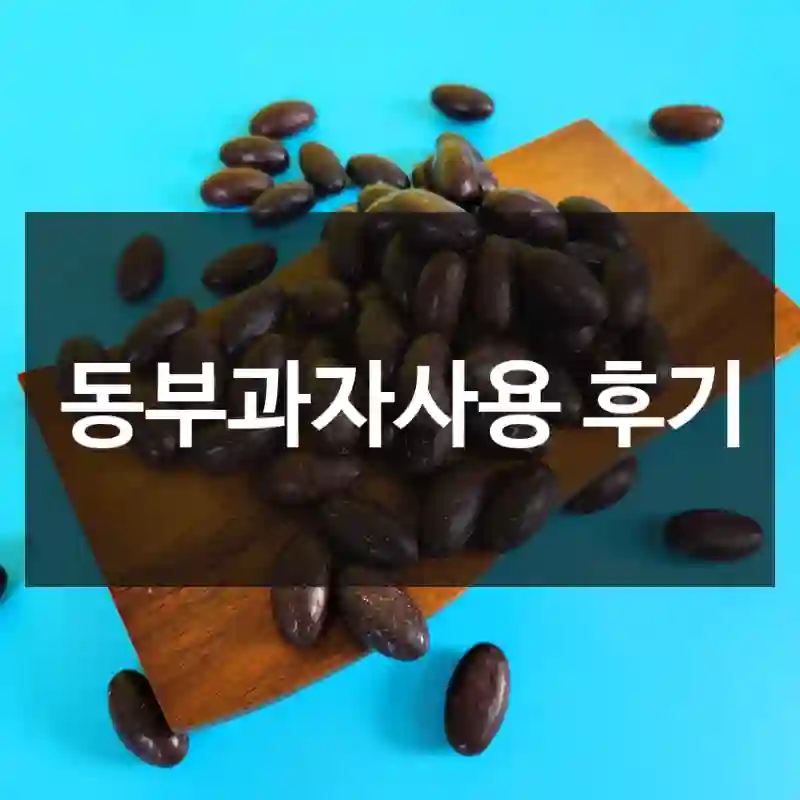 동부과자사용 후기