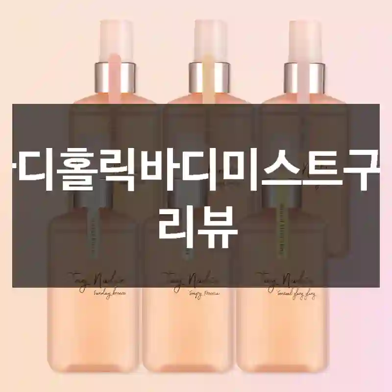 바디홀릭바디미스트구입 리뷰