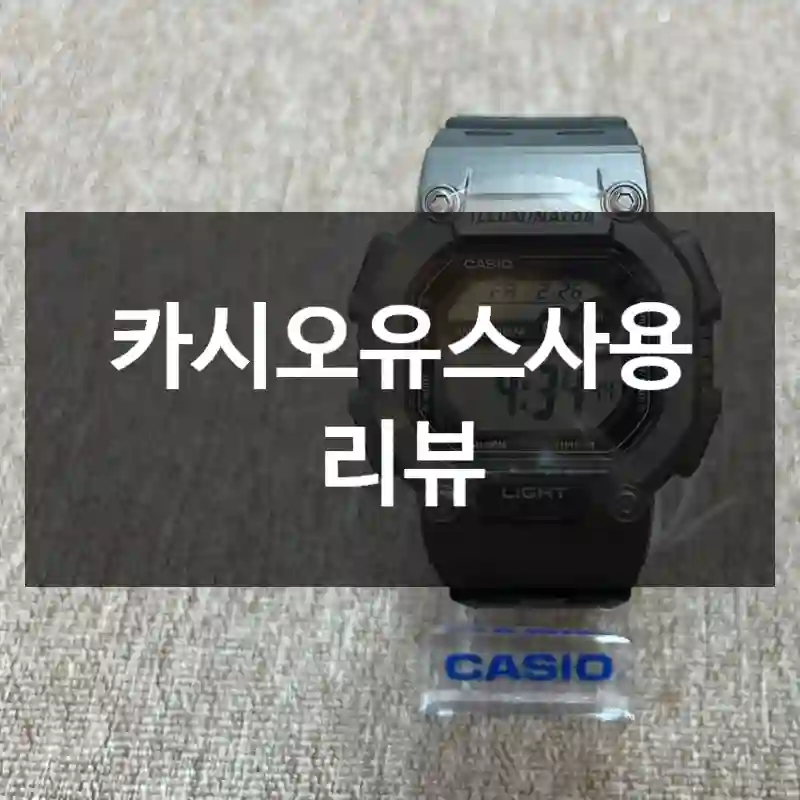 카시오유스사용 리뷰