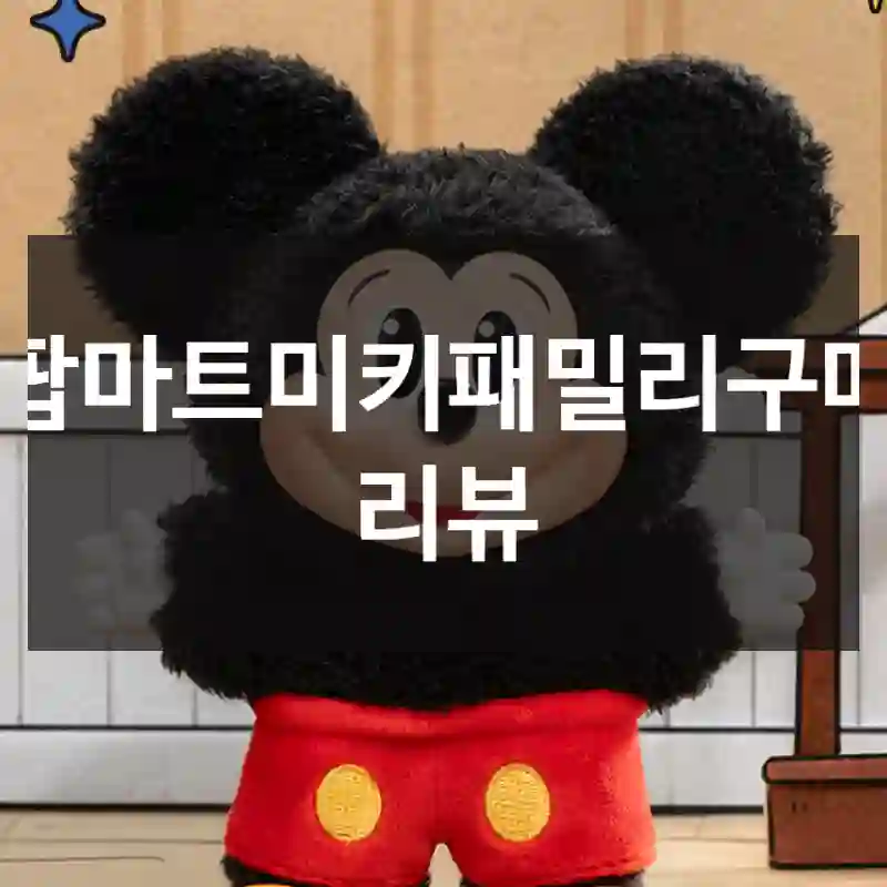 팝마트미키패밀리구매 리뷰