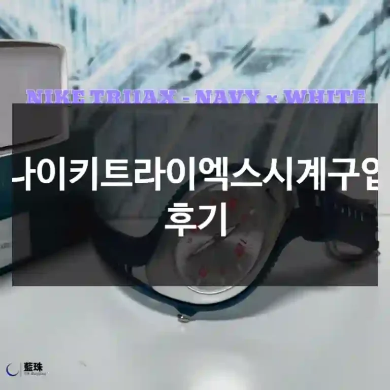 나이키트라이엑스시계구입 후기