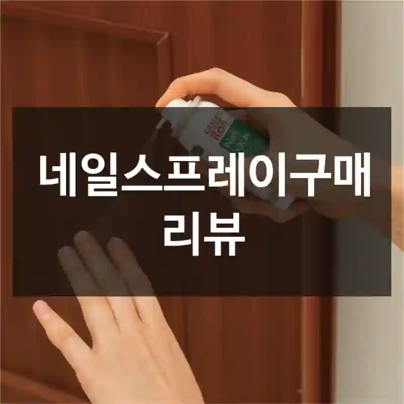 네일스프레이구매 리뷰