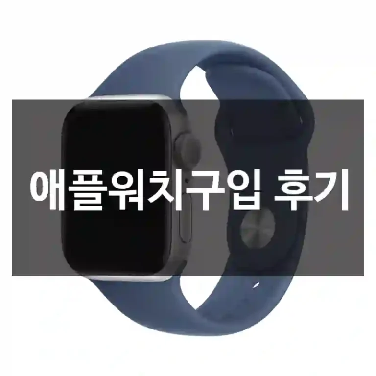 애플워치구입 후기