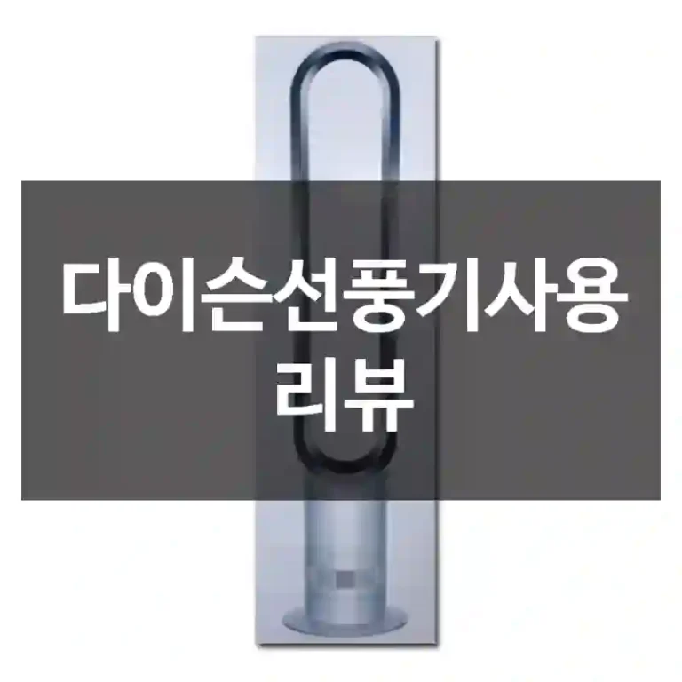 다이슨선풍기사용 리뷰