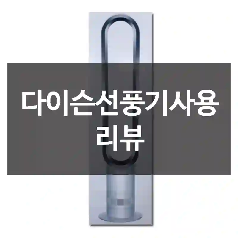 다이슨선풍기사용 리뷰