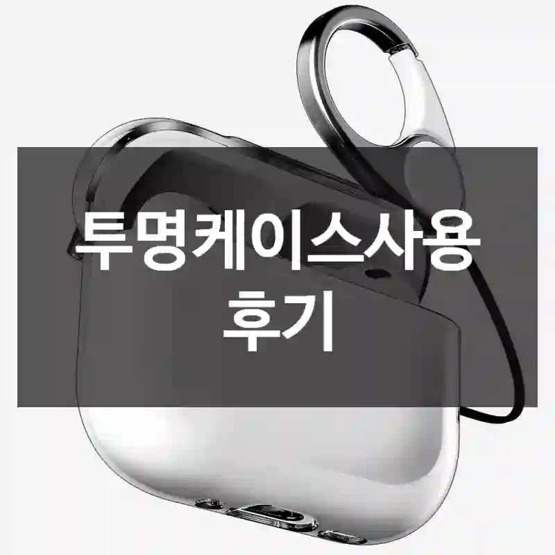 투명케이스사용 후기